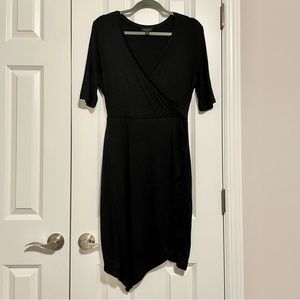 Goldray Wrap Dress